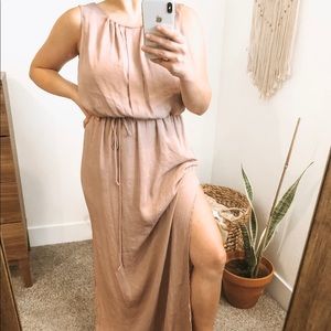 Mauve maxi dress